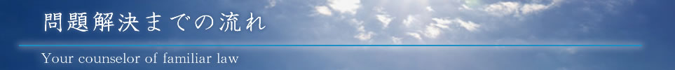 問題解決までの流れ